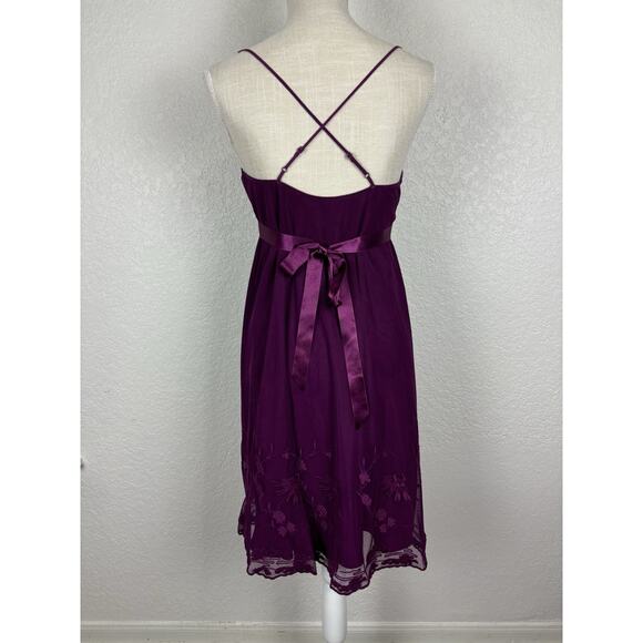 Vintage Betsey Johnson Womens Slip Dress Sz 6 Purple Fairy Whimsy‎ Romantic 90s - Picture 4 of 12